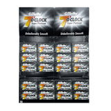Gillette 7 O'Clock Super Platinum Black Double Edge Safety Razor Blades Razor Blades Gillette 100 Blade Pack 
