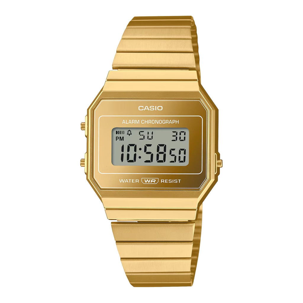 CASIO A700WEV Vintage Stainless Steel Watch Watch Casio Gold 