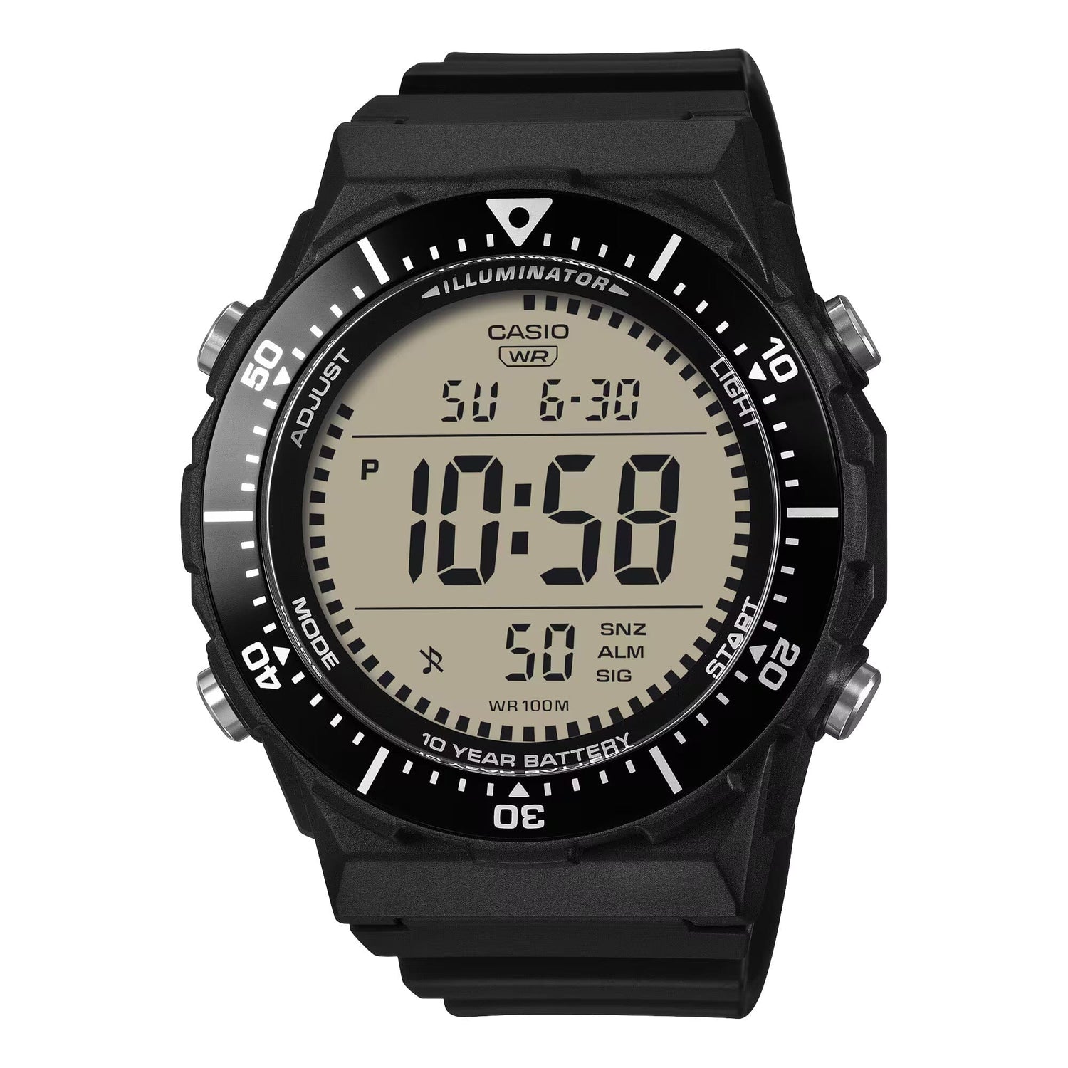 CASIO AE-1700H-AV Men's Digital Watch Watch Casio Black & White 