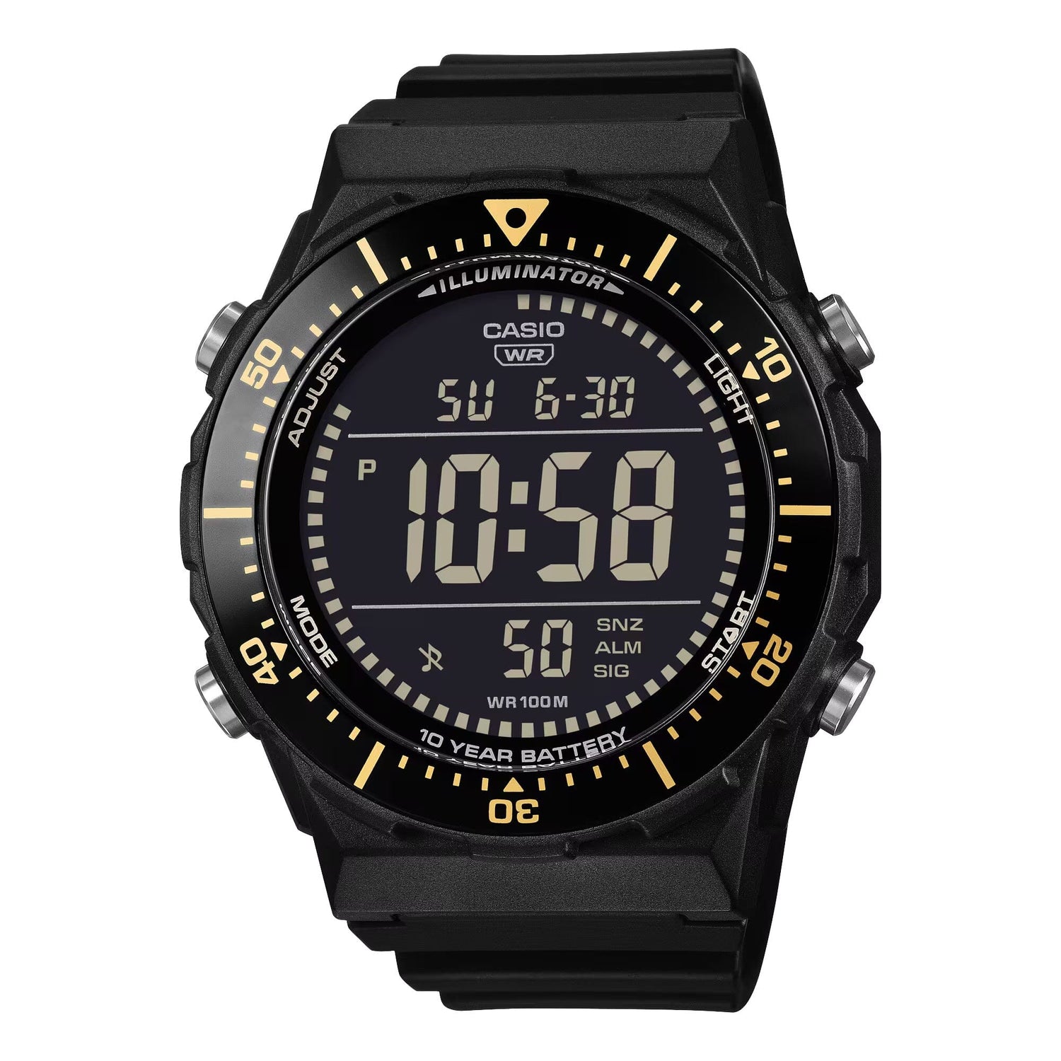 CASIO AE-1700H-AV Men's Digital Watch Watch Casio Black & Gold 