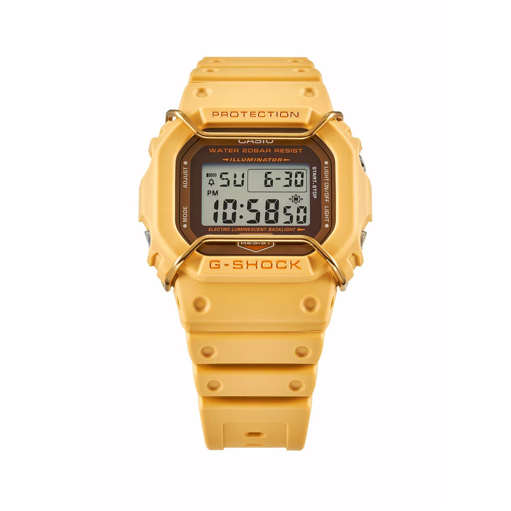 CASIO G-Shock DW-5600PT-5 Men's Digital Watch, Tan Band Watch Casio 