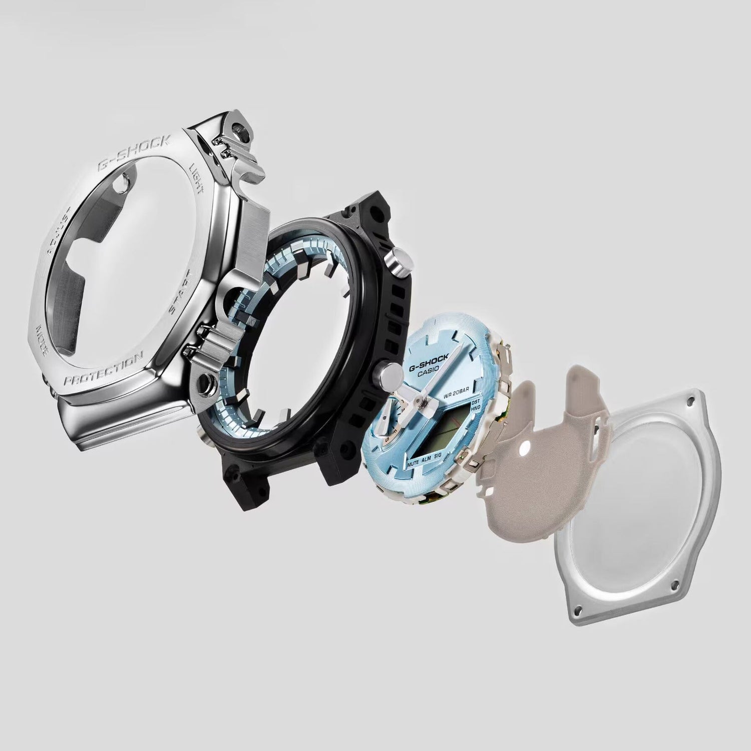 CASIO G-Shock G-Steel GM-2110D-8A Men's Analog Watch Watch Casio 