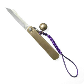 Higonokami No. 2 Mame Warikomi SK Steel Mini Pocket Knife with Bell Pocket Knife Japanese Exclusives 