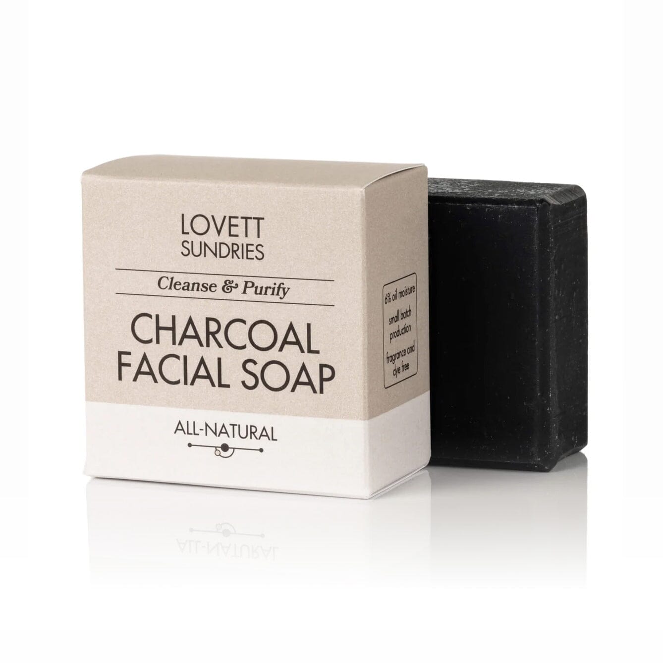 Lovett Sundries Charcoal Soap Facial Bar Face Wash Lovett Sundries 