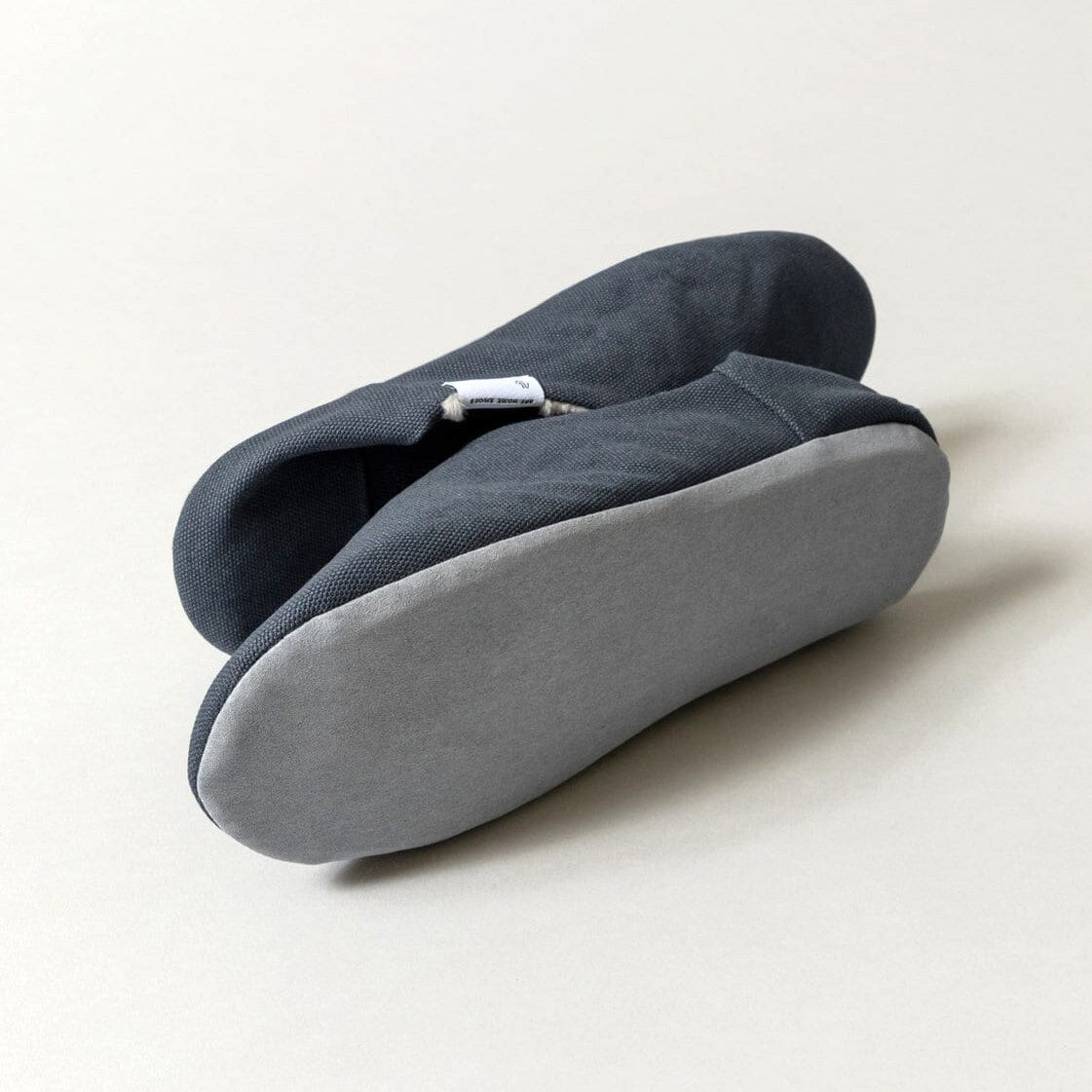 ABE Canvas Home Shoes, Wool-Lined Spa Slippers Japanese Exclusives 