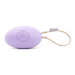 La Maison du Savon de Marseille Oval Soap on a Rope Soap Bar La Maison du Savon de Marseille Lavender 