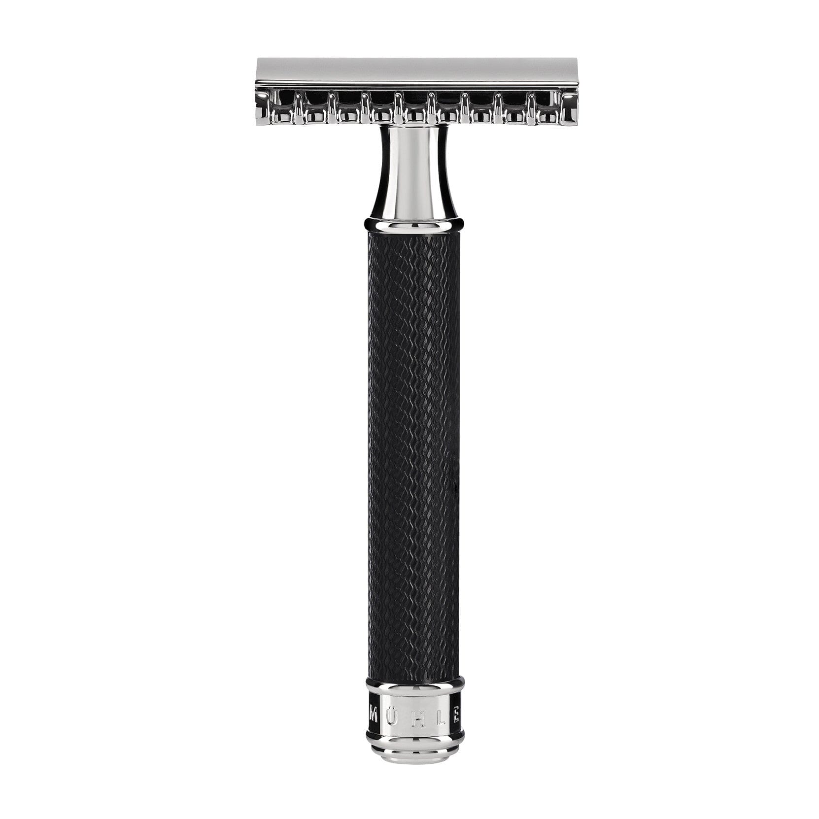Muhle R41 Open Comb Safety Razor, Black Handle – Fendrihan Canada