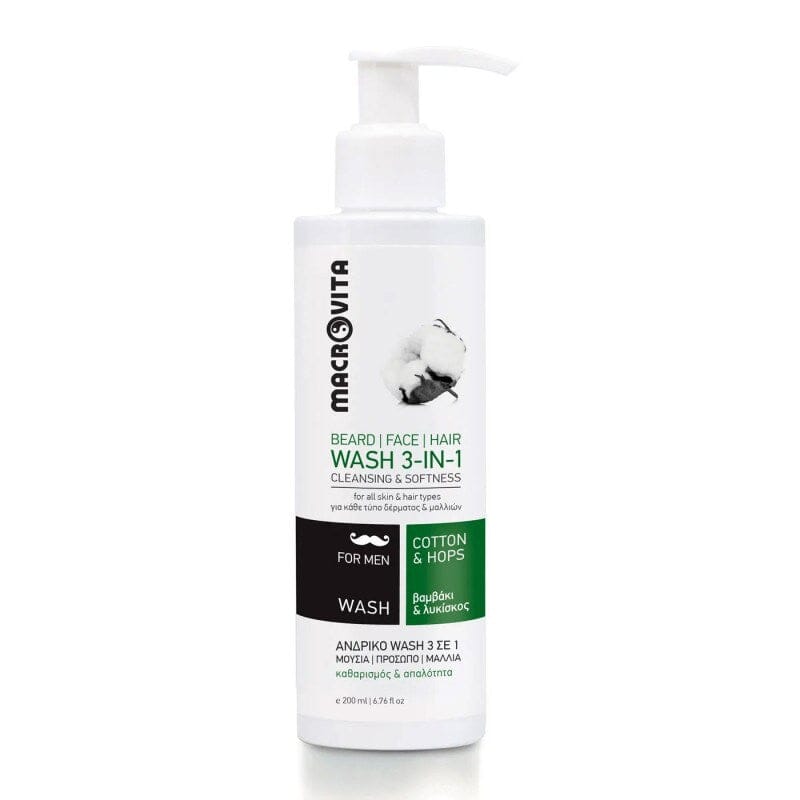 Macrovita Men 3-in-1 Wash Hair & Body Shampoo Macrovita 