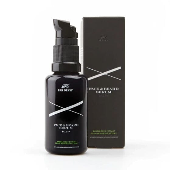Pan Drwal Black Face & Beard Serum Beard Balm Pan Drwal 