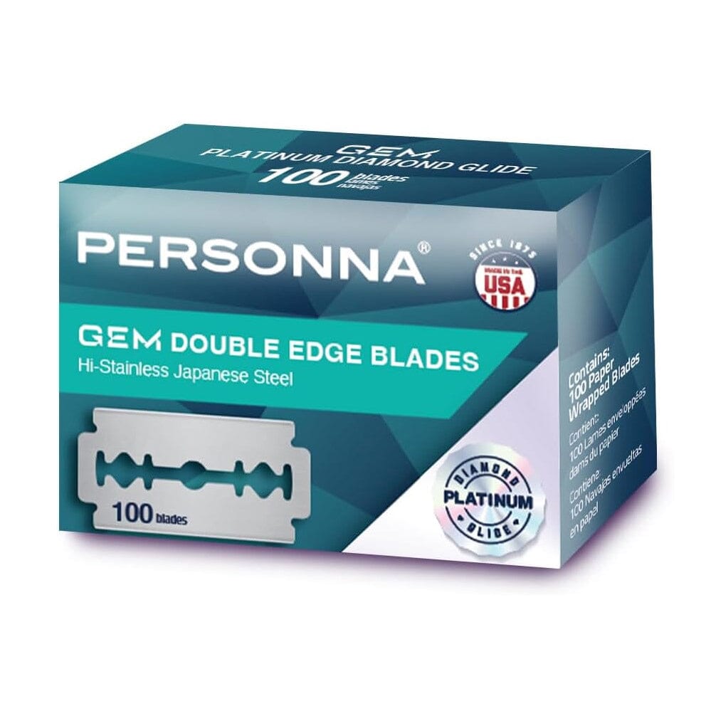 100 Personna GEM Double Edge Blades Razor Blades Personna 