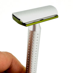 Parker AeroShave Aluminum Safety Razor, Small Handle Safety Razor Parker Razors 