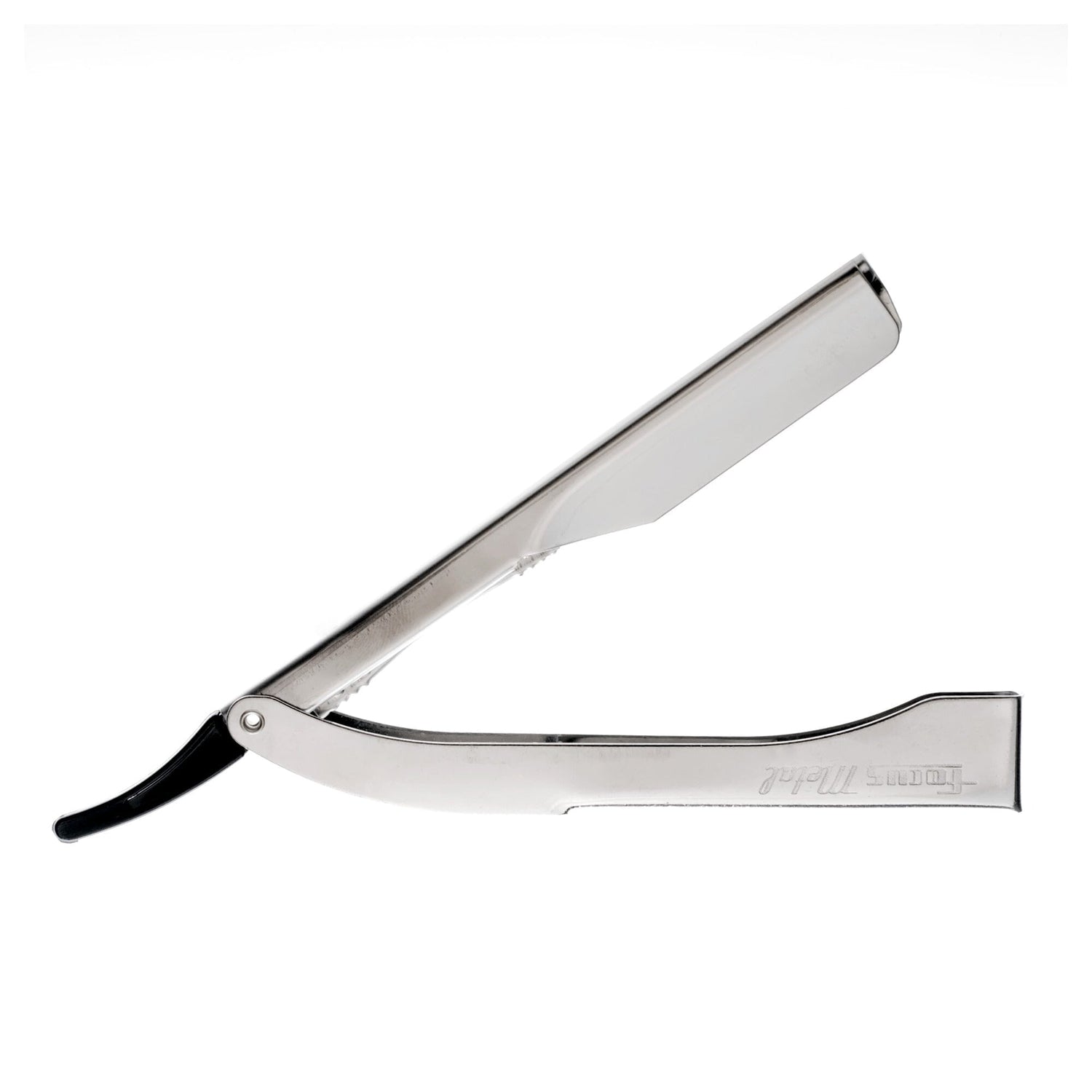 Focus R21 Stainless Steel Shavette Straight Razor, Made in Italy Shavette Focus Steel 