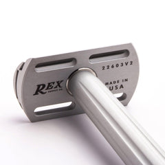 REX Supply Co. Page Three Piece Aluminum Safety Razor Safety Razor REX 