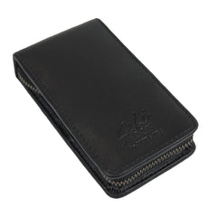 Seki Edge Craftsman 2-Piece Luxury Grooming Kit, Black Leather Zip Case Manicure Set Seki Edge 