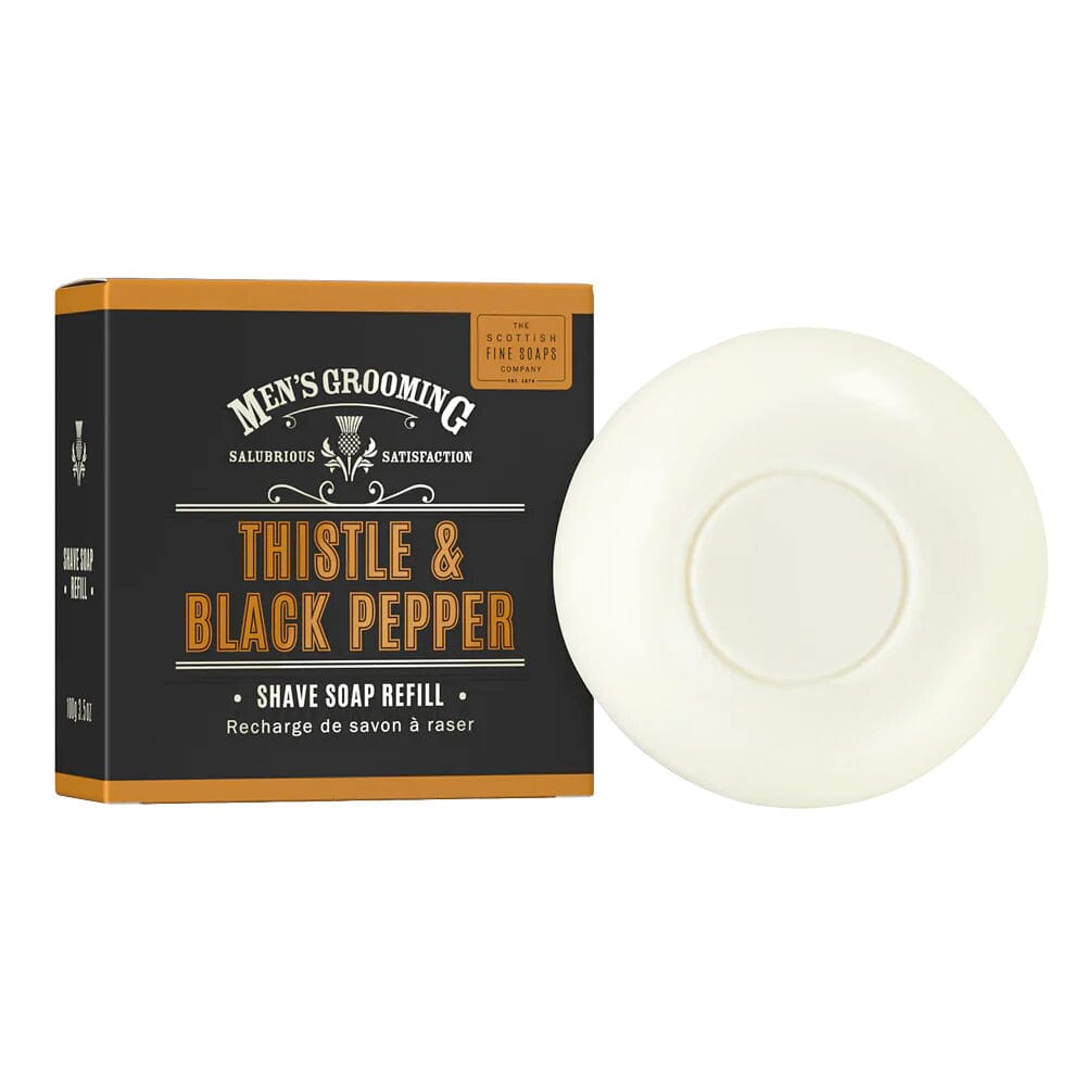 Scottish Fine Soaps Thistle and Black Pepper Shave Soap Refill Shaving Soap Refill Scottish Fine Soaps 
