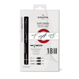 Sheaffer Calligraphy Matte Black Fountain Pen Minikit with Black Trim and F, M, B Nibs Fountain Pen Sheaffer 