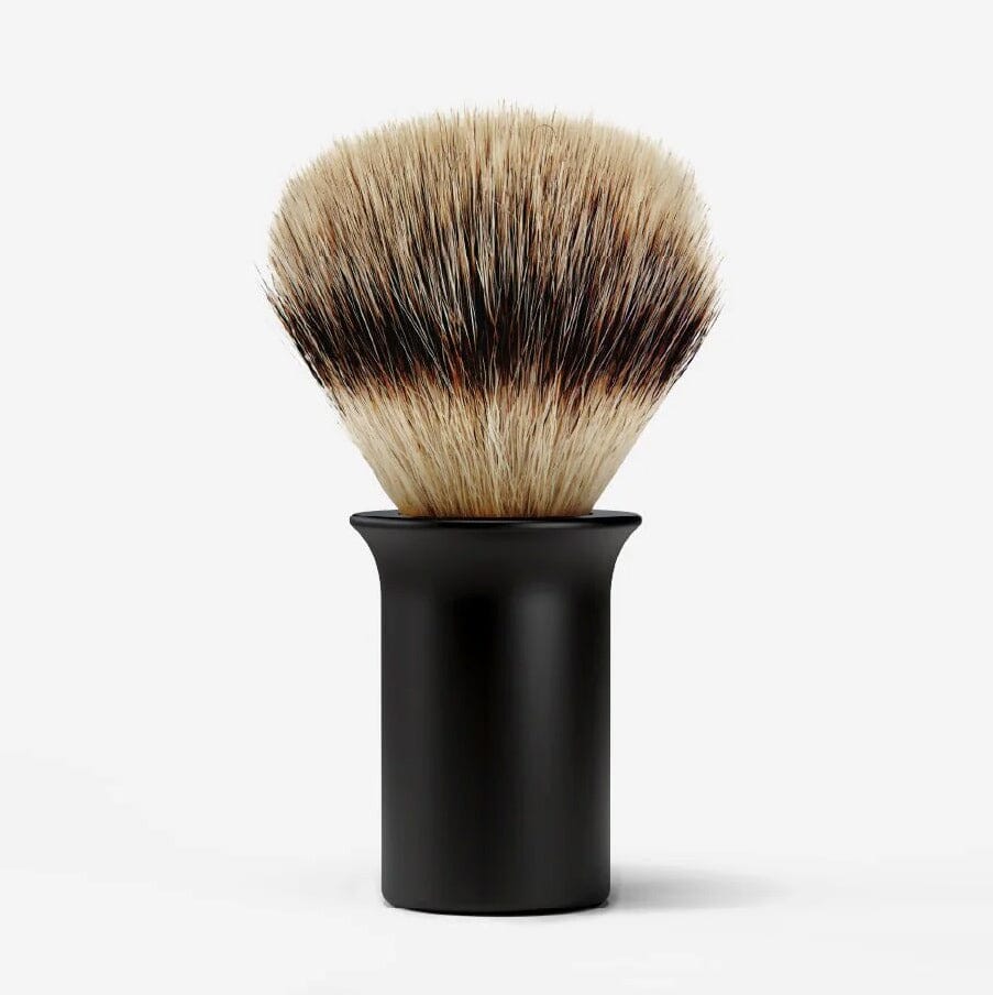 SUPPLY Silvertip Synthetic Shaving Brush Synthetic Bristles Shaving Brush SUPPLY Matte Black 