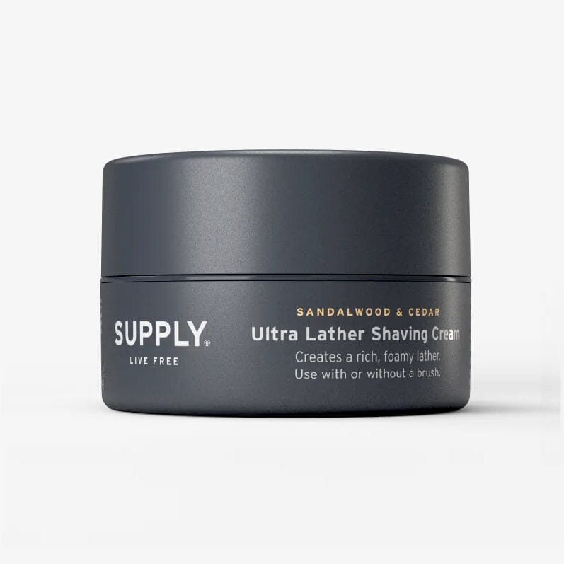 SUPPLY Ultra Lather Shaving Cream Shaving Cream SUPPLY Sandalwood & Cedar 
