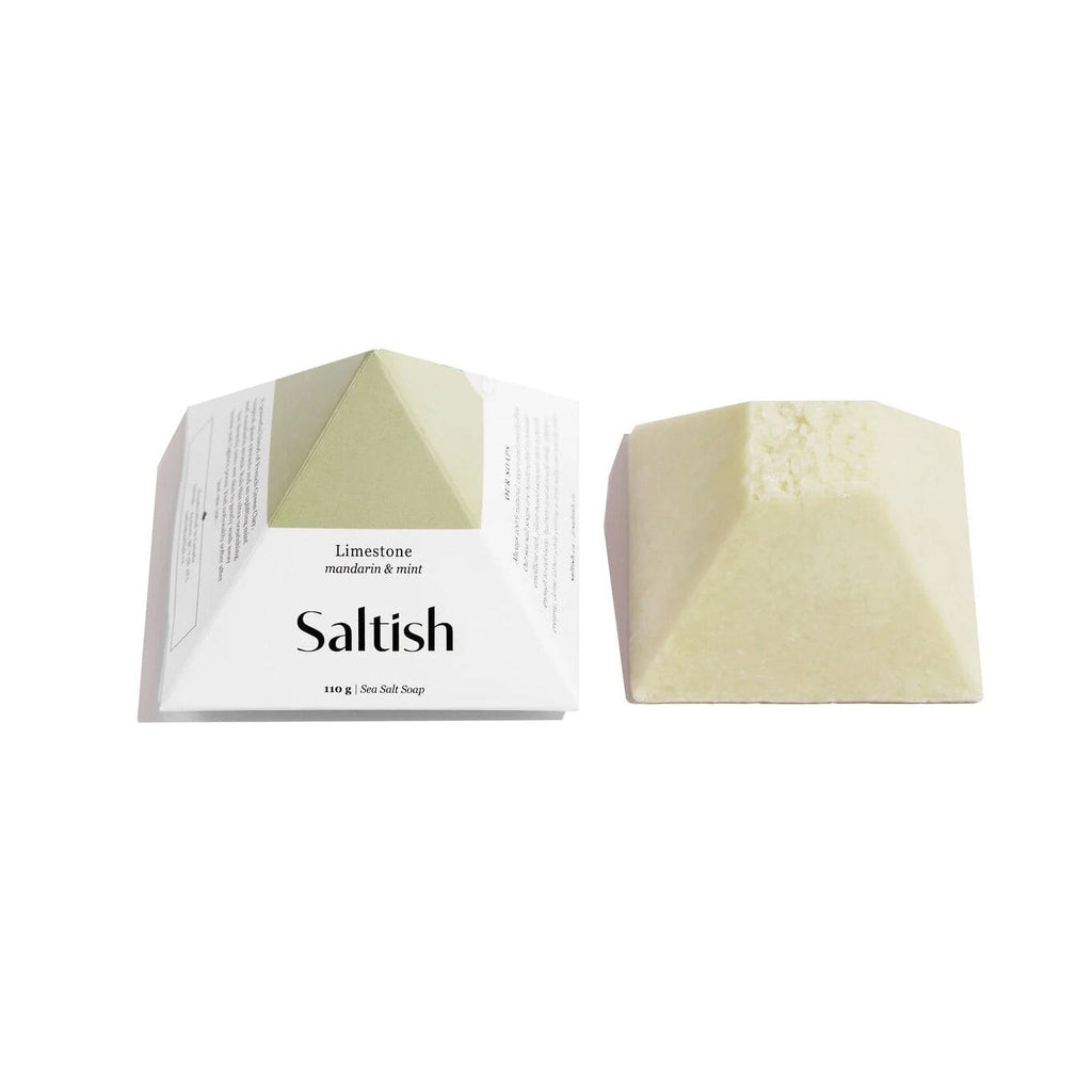 Saltish Luxury Sea Salt Soap Bar Specialty Soap Saltish Limestone 