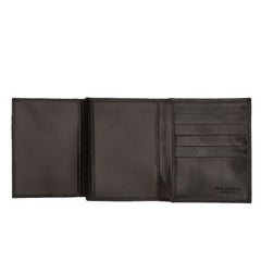 Scratch and Dent Fendrihan The Bridge Story Uomo Wallet with 10 CC Slots and Mesh Foldout, Black (Minor Scratches) 