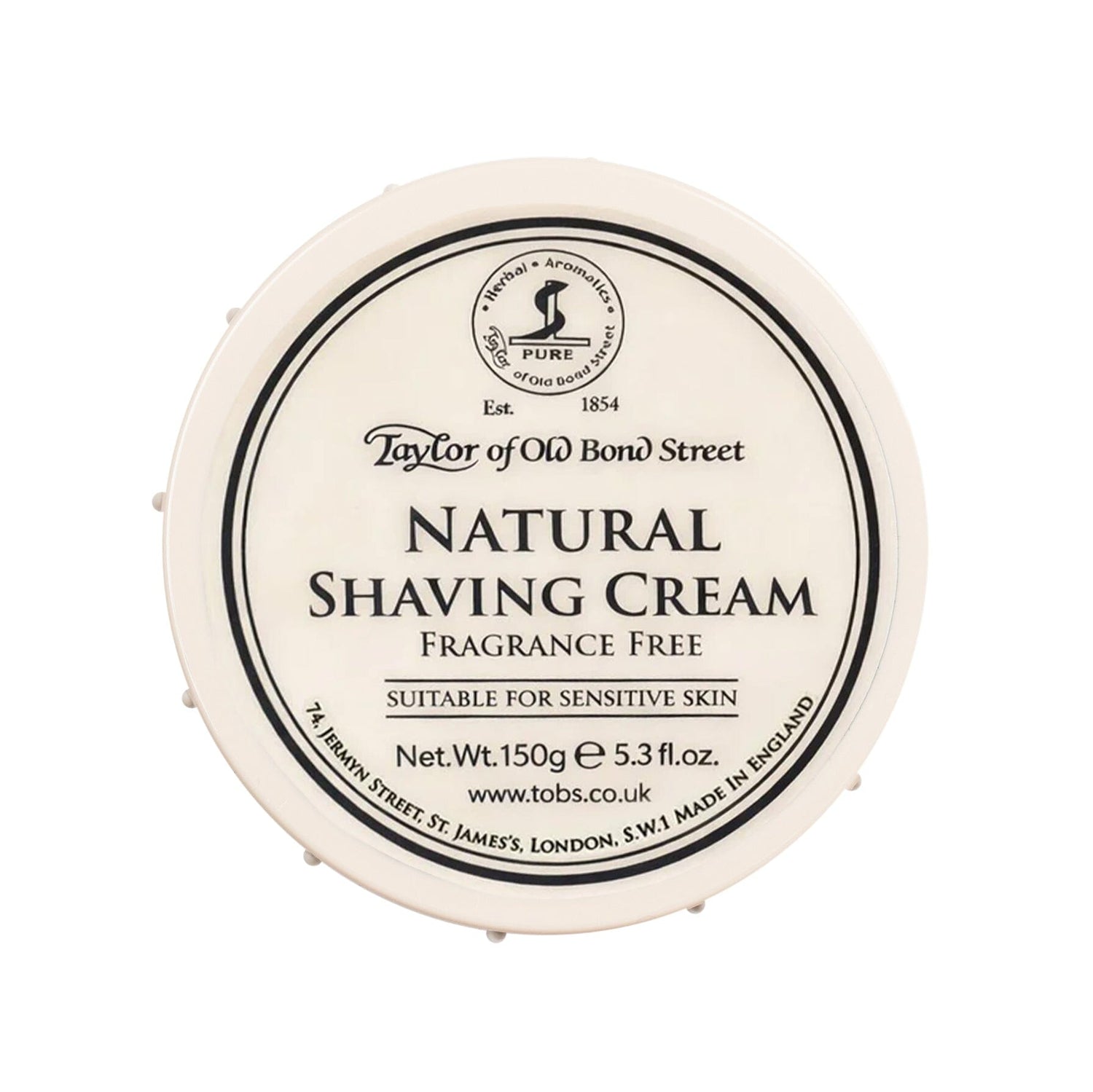 Taylor of Old Bond Street Shaving Cream Bowl, Natural Shaving Cream Taylor of Old Bond Street 