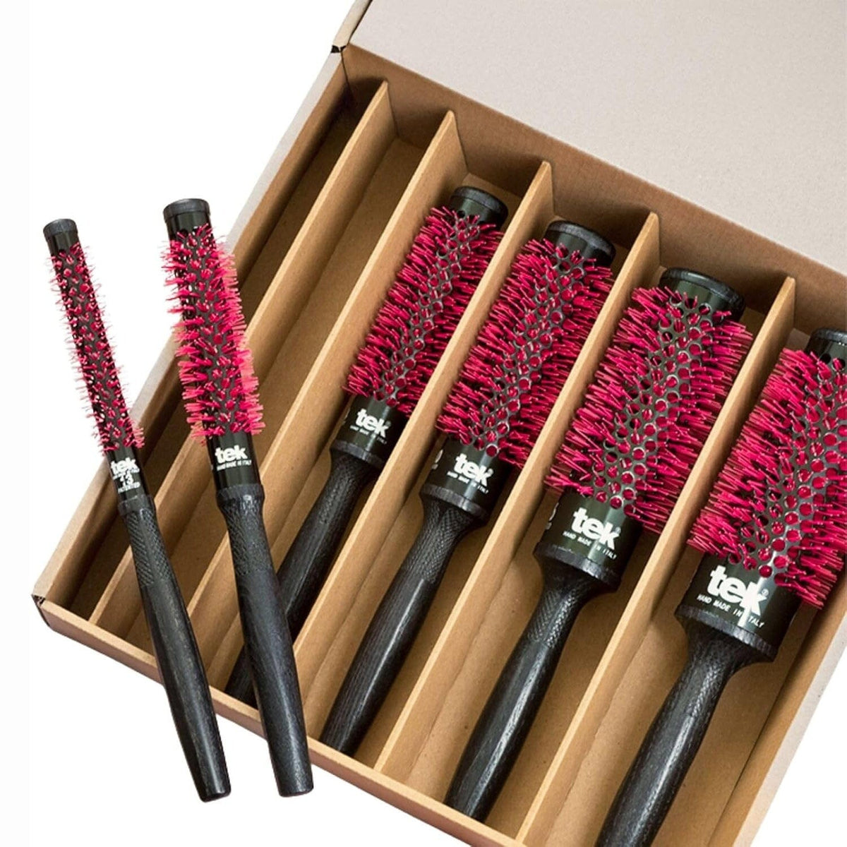 TEK Professional Antibacterial Ceramik Thermal Brush Kit Hair Brush TEK 