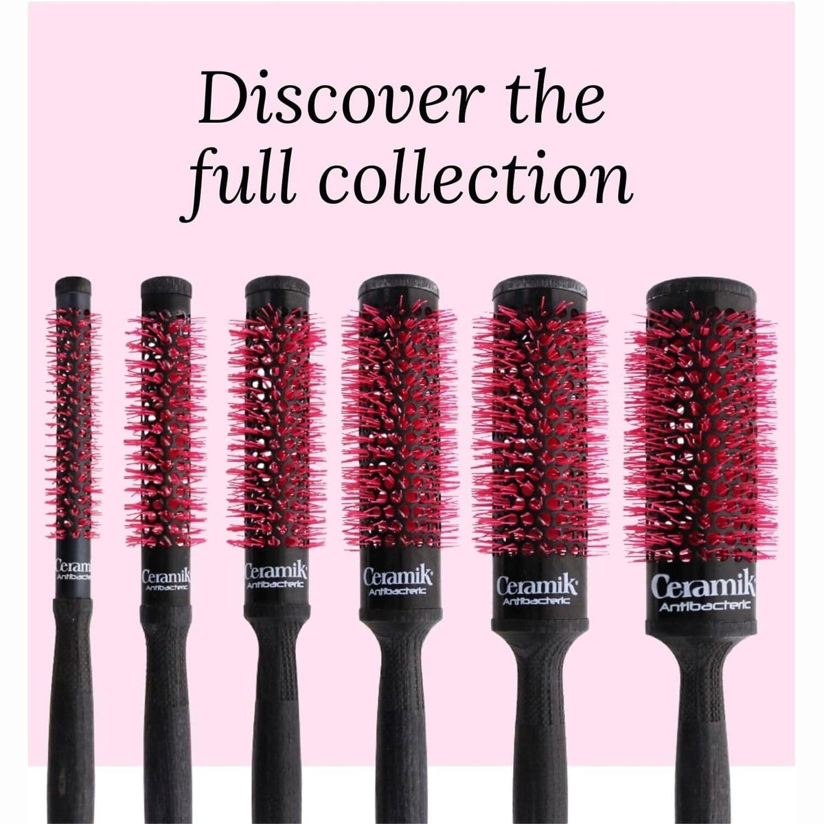 TEK Professional Antibacterial Ceramik Thermal Brush Kit Hair Brush TEK 