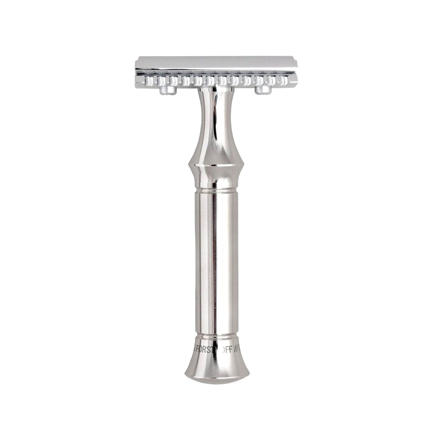 G&F Timor® 1920 Open Comb Safety Razor with Short Stainless Steel Handle Double Edge Safety Razor Timor 