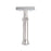G&F Timor® 1920 Open Comb Safety Razor with Short Stainless Steel Handle Double Edge Safety Razor Timor 