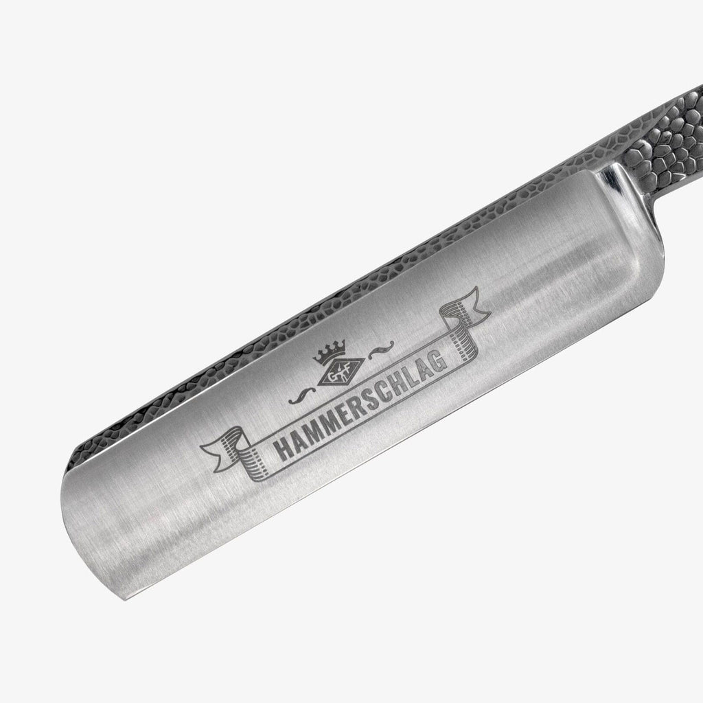 Timor Giesen & Forsthoff 5/8" Hammer Finish Straight Razor with Curly Birch Handle, Limited Edition Straight Razor Timor 