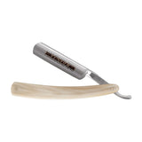 G&F Timor® Hamburg Ring Straight Razor 5/8", Horn Scale Straight Razor Timor 