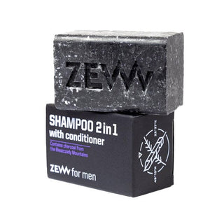 ZEW 2-in-1 Shampoo with Conditioner Hair Shampoo Bar Zew for Men 