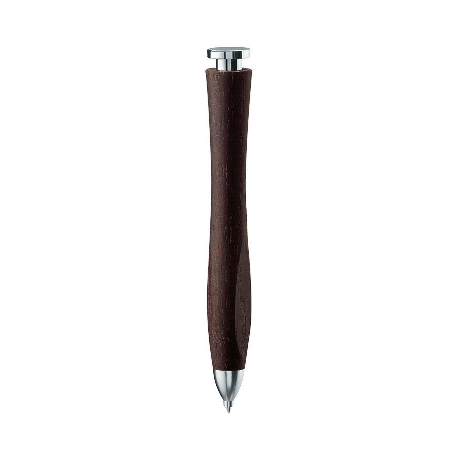 e+m Holzprodukte ‘Whale-twist’ Wooden Ballpoint Pen Ball Point Pen e+m Holzprodukte Black Oak 