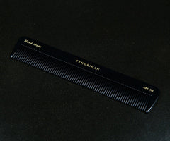 Fendrihan Hand-Finished Fine-Tooth Pocket Comb, Black Comb Fendrihan 