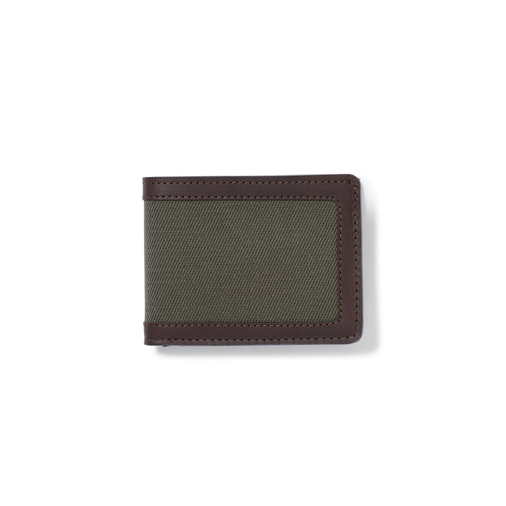 FILSON Rugged Twill Outfitter Wallet Leather Wallet FILSON Otter Green 