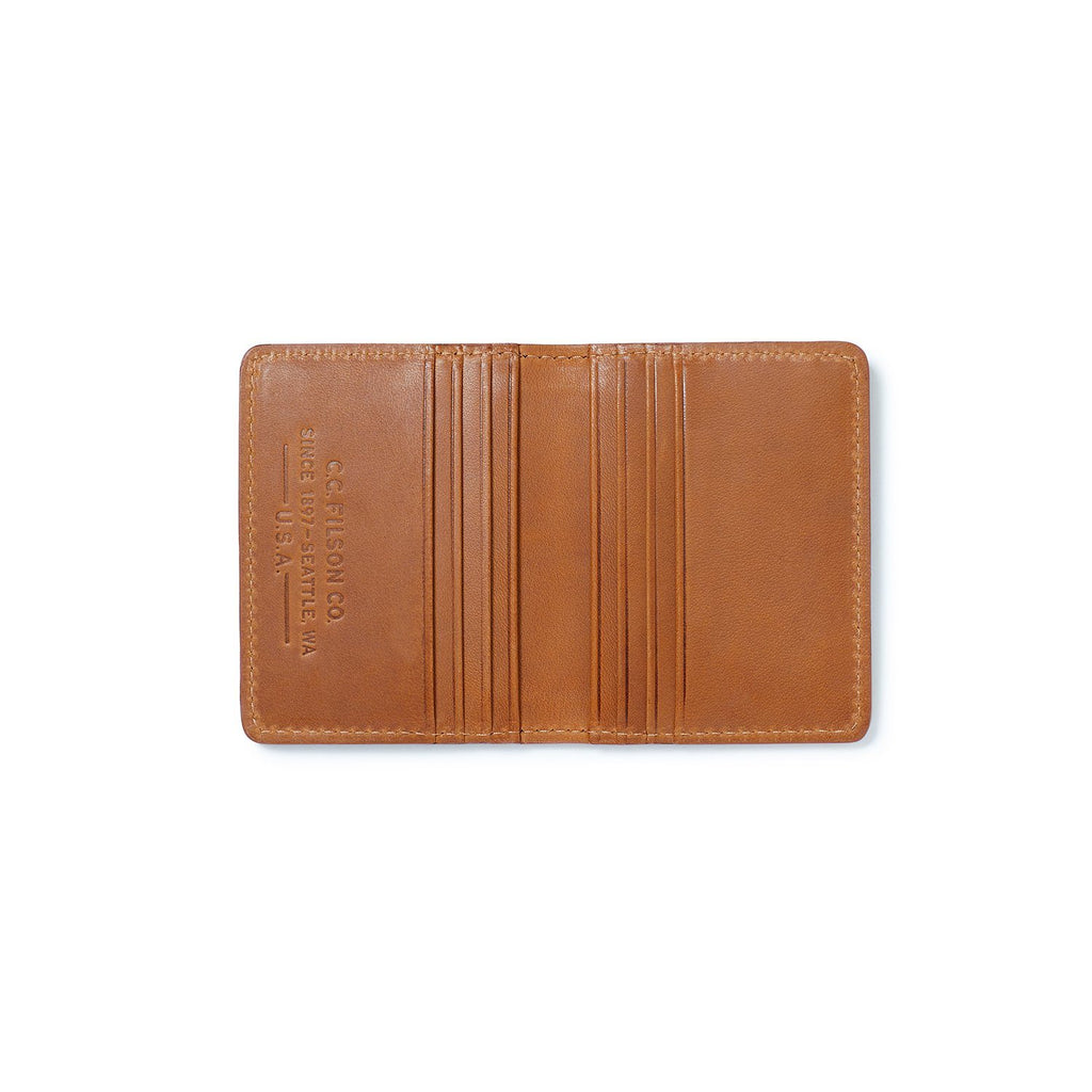 FILSON Rugged Twill Outfitter Card Wallet Leather Wallet FILSON 