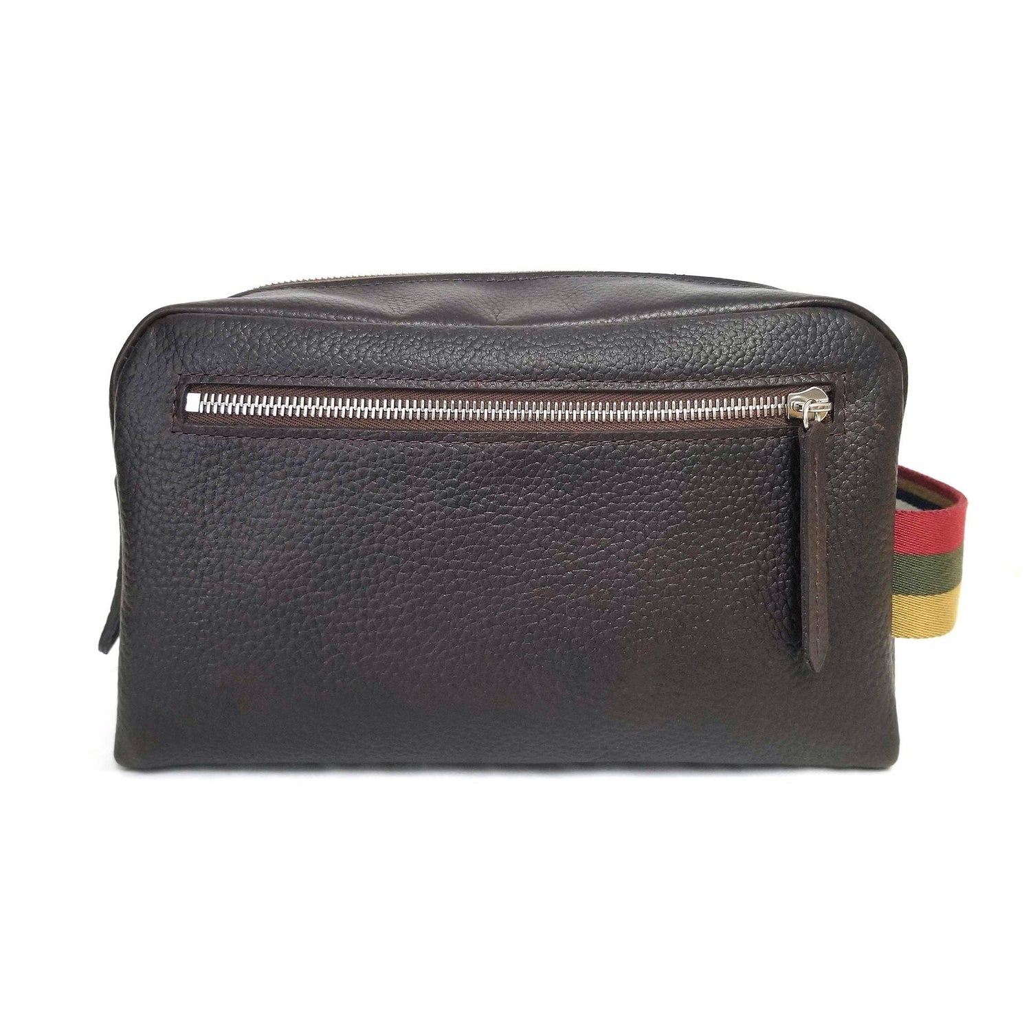 Daines & Hathaway Dopp Kit, Finsbury Leather Grooming Travel Case Daines & Hathaway Dark Brown 