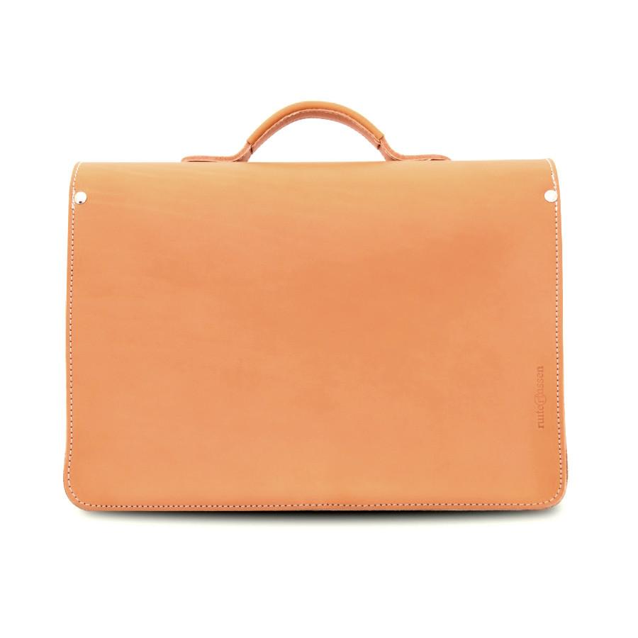 Ruitertassen Classic 2140 Leather Briefcase, Tan Leather Briefcase Ruitertassen 
