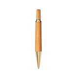 e+m Holzprodukte ‘Pocket Uno’ Wooden Ballpoint Pen Ball Point Pen e+m Holzprodukte Wild Cherry/Brass 