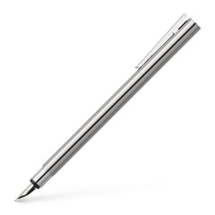 Faber-Castell Neo Slim Stainless Steel Fountain Pen Fountain Pen Faber-Castell Shiny Fine 