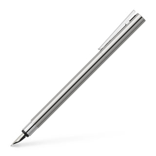Faber-Castell Neo Slim Stainless Steel Fountain Pen Fountain Pen Faber-Castell Shiny Fine 
