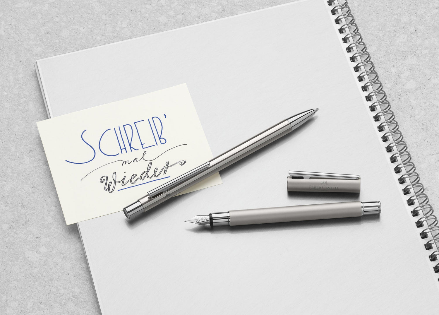 Faber-Castell Neo Slim Stainless Steel Fountain Pen Fountain Pen Faber-Castell 