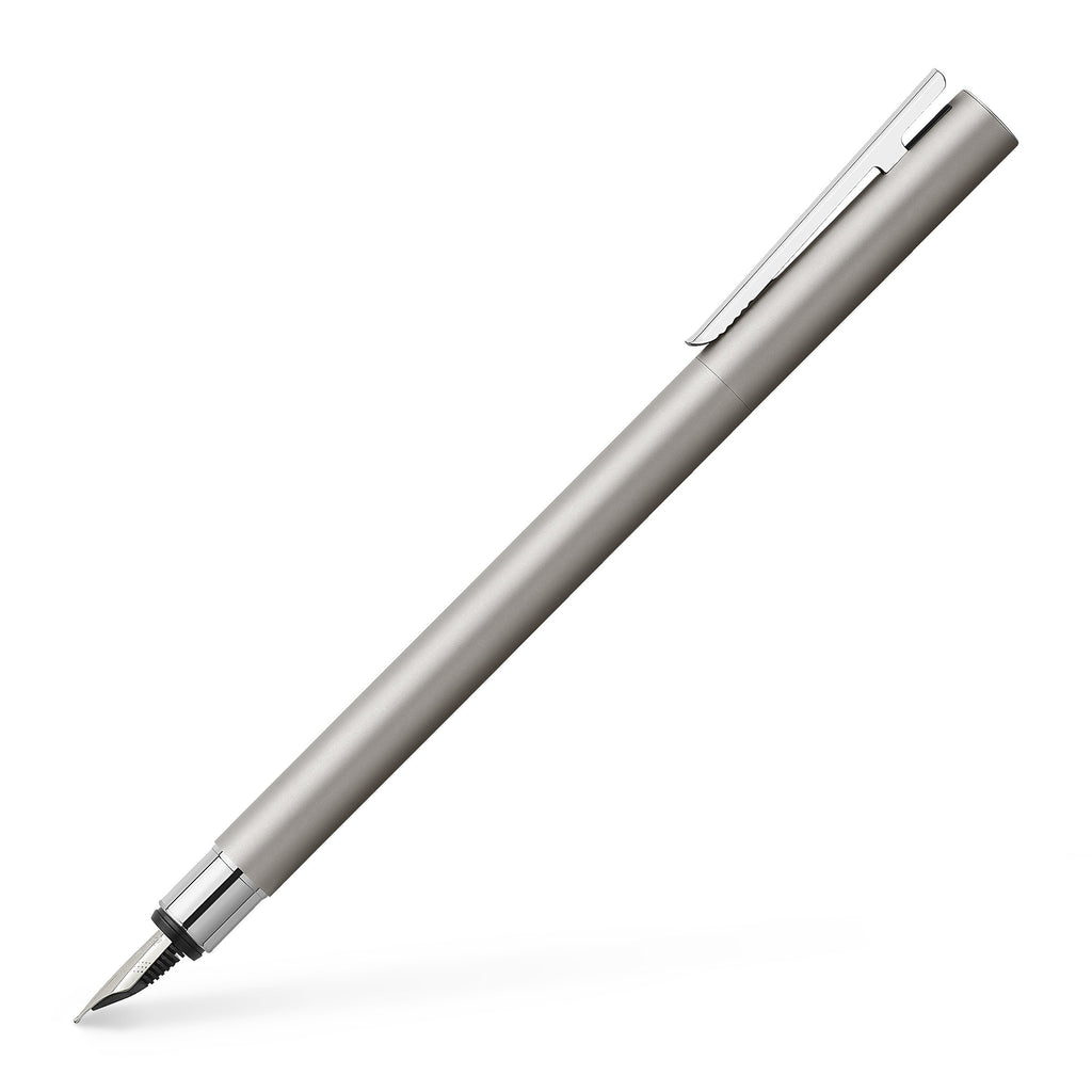Faber-Castell Neo Slim Stainless Steel Fountain Pen Fountain Pen Faber-Castell Matt Fine 