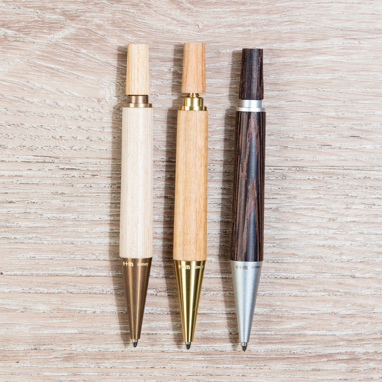 e+m Holzprodukte ‘Pocket Uno’ Wooden Ballpoint Pen Ball Point Pen e+m Holzprodukte 