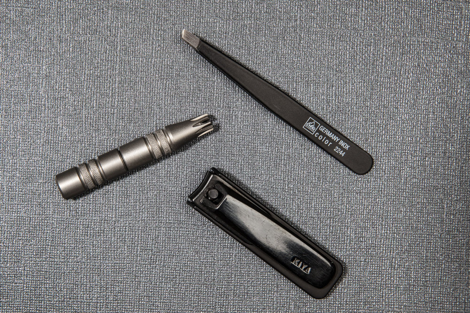 KIYA Black Carbon Steel Nail Clipper, Large - Made in Japan Nail Clipper KIYA 