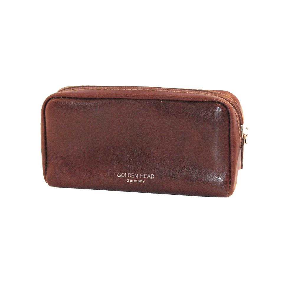 Golden Head Colorado Zipped Key Pouch, Tobacco Key Case Golden Head 