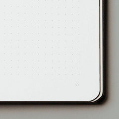 Nuuna Voyager Large Black Notebook, Black Paper Edges Notebook Nuuna 
