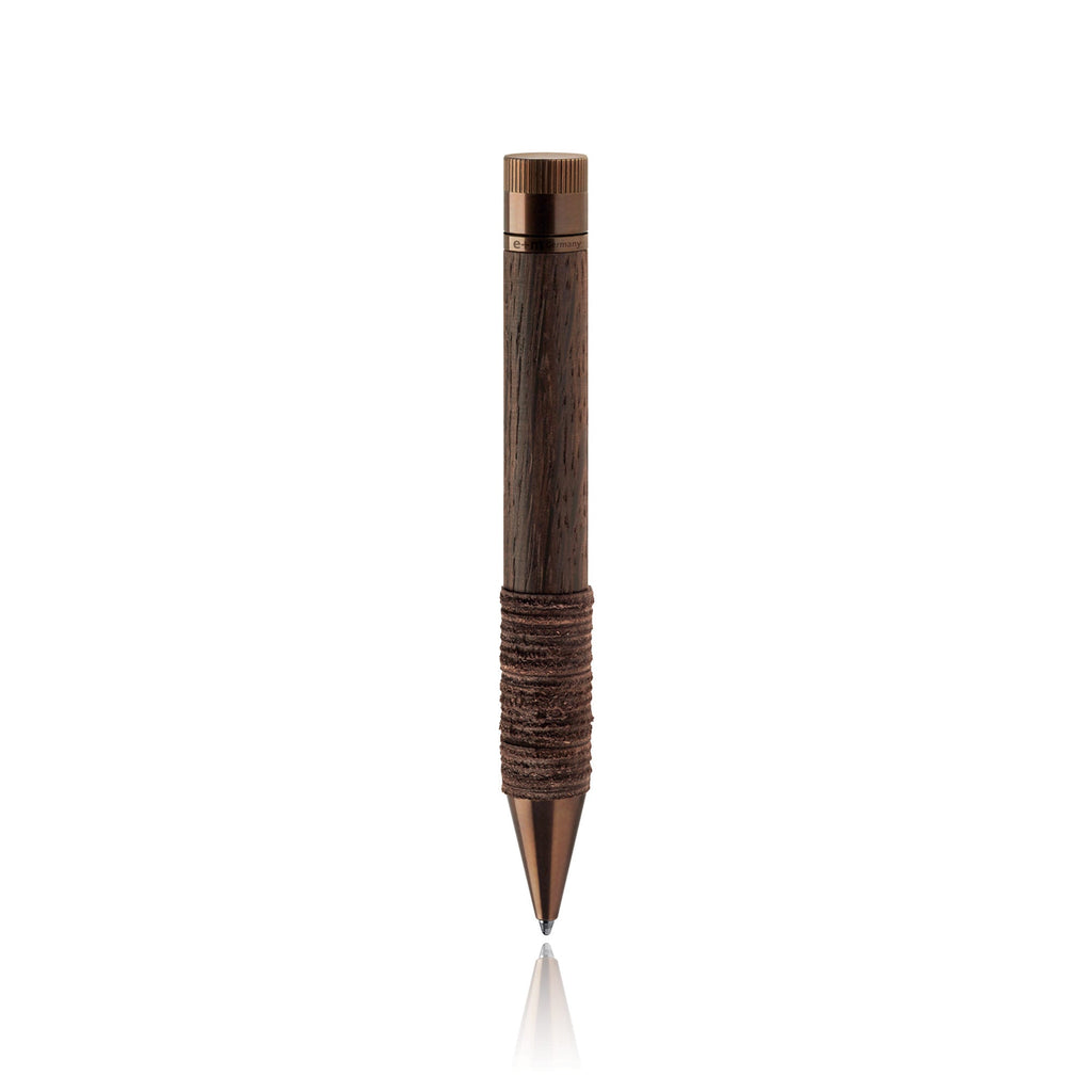e+m Holzprodukte 'Melange' Twist Ballpoint Pen Ball Point Pen e+m Holzprodukte Black Oak/Vintage 