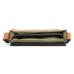 Ruitertassen Leather Shoulder Bag, Brown Leather Bag Ruitertassen 