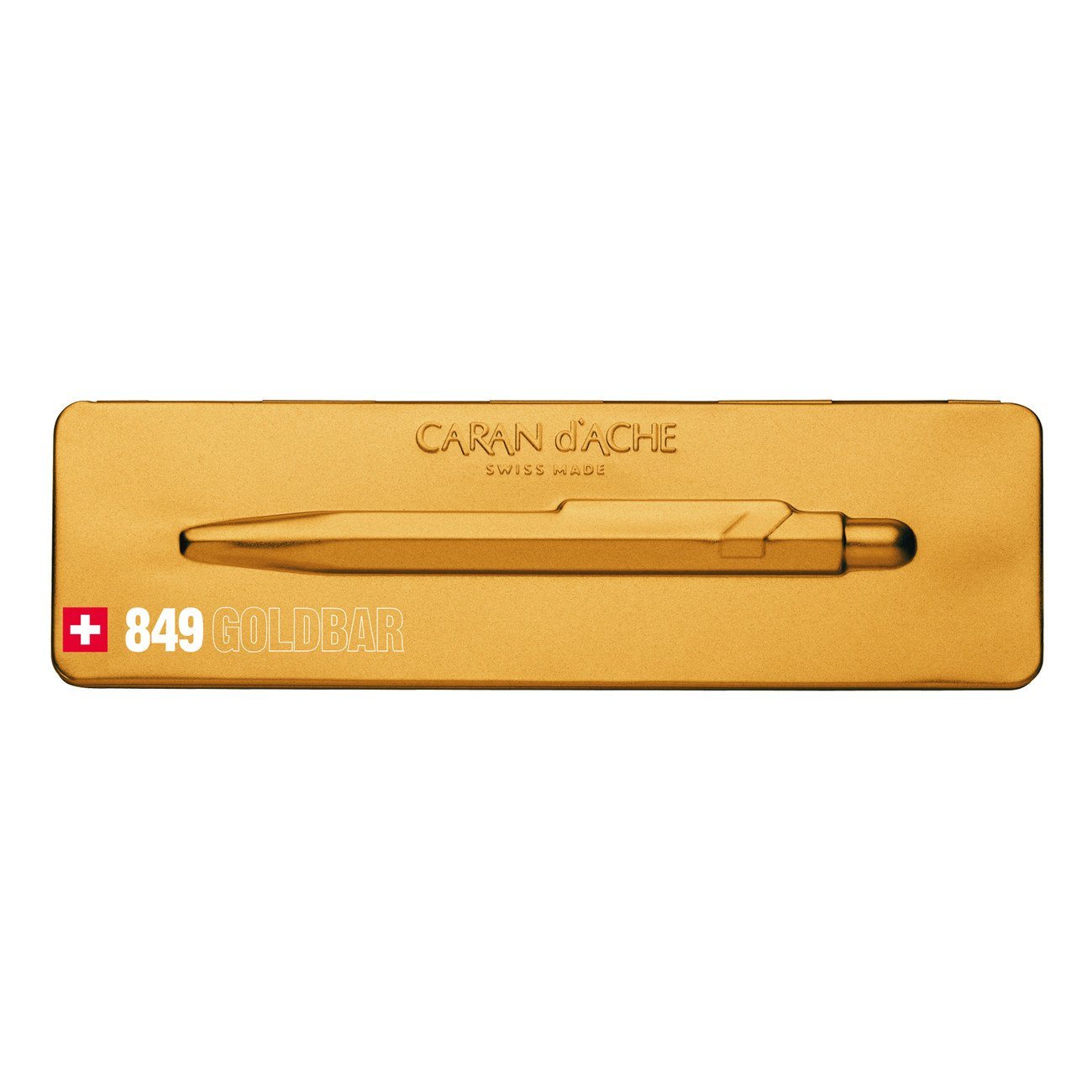 Caran d'Ache Goldbar Ballpoint Pen with Holder Ball Point Pen Caran d'Ache 